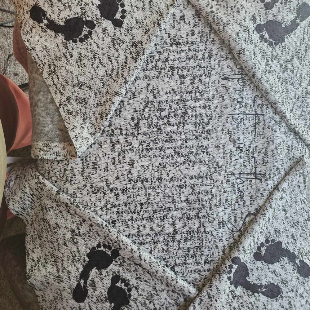 ***HP*** Footprints in the Sand Blanket